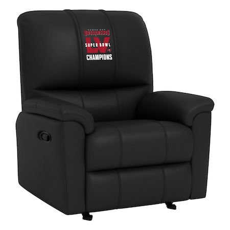 Dreamseat Tampa Bay Buccaneers Alternate Super Bowl LV Logo Rocker Recliner XZ52031CDRRBLK-PSNFL21049